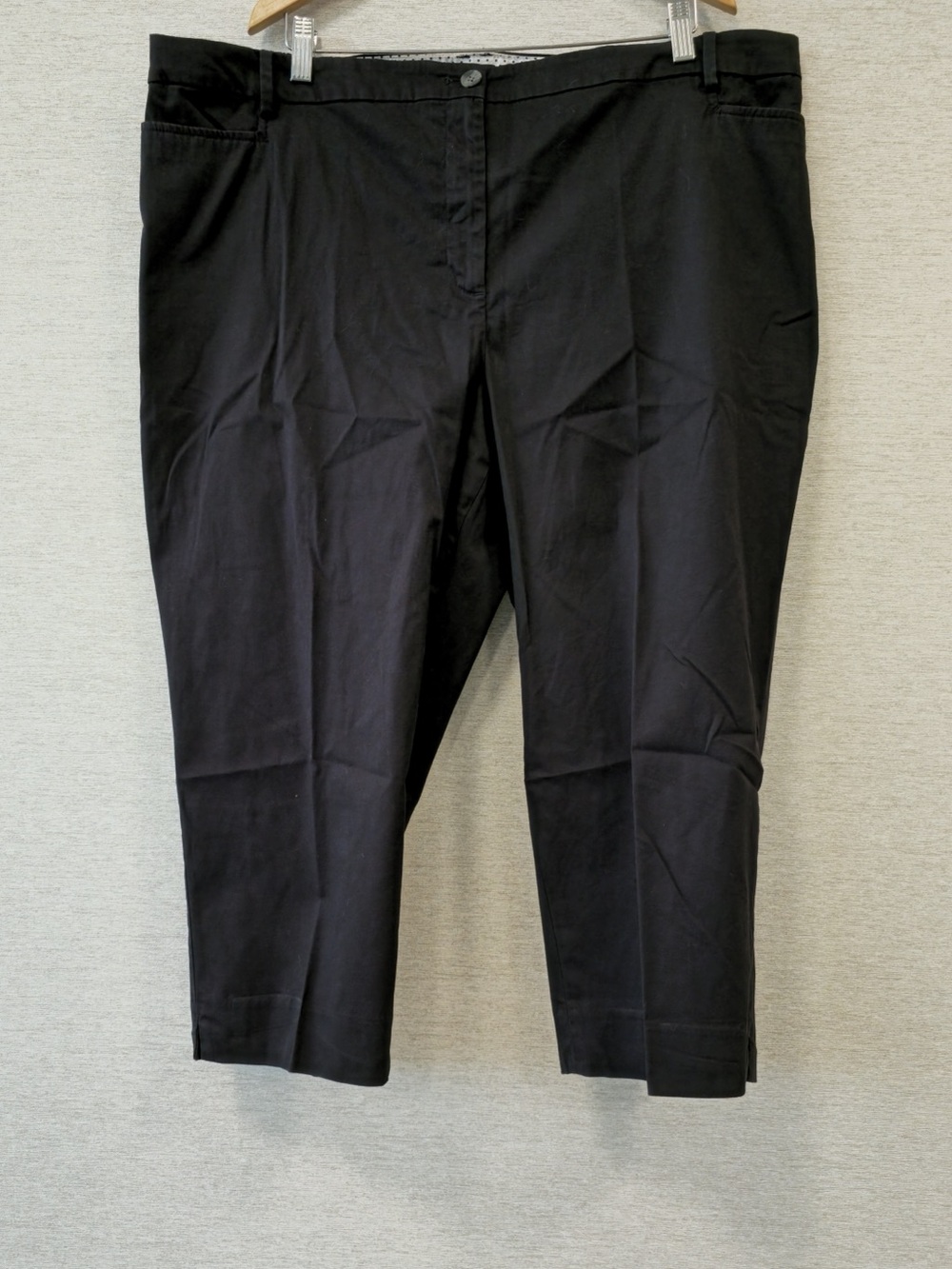 Talbots Black Slim Leg Perfect Skimmer